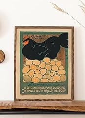 Vintage rooster print for sale  Delivered anywhere in USA 