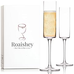 Roaishey champagne flutes for sale  Delivered anywhere in USA 