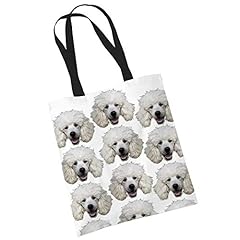 Poodle tote bag for sale  Delivered anywhere in UK