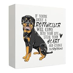 Rottweiler wooden box for sale  Delivered anywhere in USA 