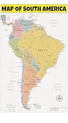 Map south america for sale  Delivered anywhere in USA 