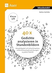 Gedichte analysieren stundenbi gebraucht kaufen  Wird an jeden Ort in Deutschland