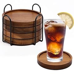 Pcs wood coasters for sale  Delivered anywhere in USA 