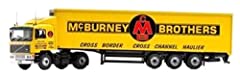 CORGI TRUCK VOLVO F12 FRIDGE TRAILER McBURNEY TRANSPORT, for sale  Delivered anywhere in UK