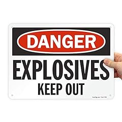 Smartsign danger explosives for sale  Delivered anywhere in USA 