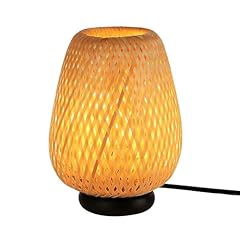 Lampada tavolo vimini usato  Spedito ovunque in Italia 