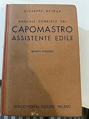 Capomastro assistente edile usato  Spedito ovunque in Italia 