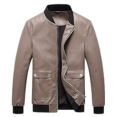 Mens leather biker for sale  Delivered anywhere in UK