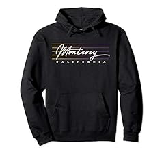 Monterey hoodie retro for sale  Delivered anywhere in USA 