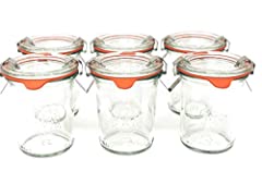 Weck 760 Mini Mold Jar, 5.4 Ounce - 6 Jars, used for sale  Delivered anywhere in Canada