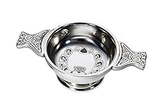 Pewter claddagh quaich for sale  Delivered anywhere in UK