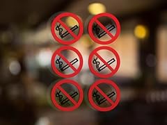 Smoking window stickers for sale  Delivered anywhere in UK