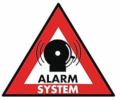 Adesivo segnaletico allarm usato  Spedito ovunque in Italia 