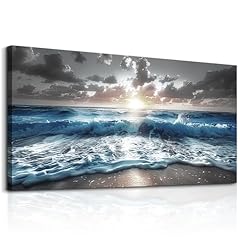 Hyidecorart blue sea for sale  Delivered anywhere in USA 