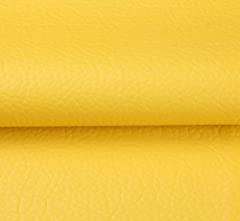 Used, Faux Leather Yellow Grained Faux Leather Fabric Heavy for sale  Delivered anywhere in Canada