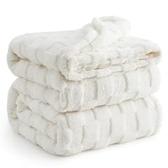 Bedsure white fleece for sale  Delivered anywhere in USA 