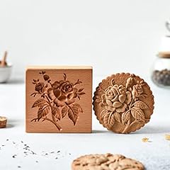 Carved wooden cookie for sale  Delivered anywhere in Ireland
