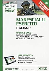 Marescialli esercito italiano. usato  Spedito ovunque in Italia 