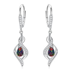 Opal earrings sterling for sale  Delivered anywhere in UK