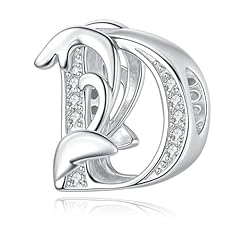 Silver letter charm for sale  Delivered anywhere in USA 