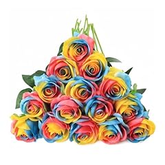 Pcs artificial roses for sale  Delivered anywhere in UK