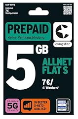 Congstar prepaid allnet gebraucht kaufen  Wird an jeden Ort in Deutschland