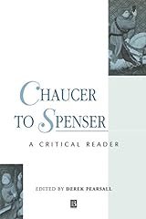 Chaucer spenser critical for sale  Delivered anywhere in UK