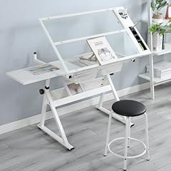 White drafting table for sale  Delivered anywhere in USA 