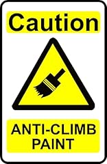 Caution anti climb for sale  Delivered anywhere in UK