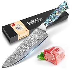 Damascus knife chef for sale  Delivered anywhere in UK