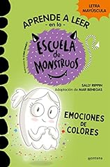 Aprender a leer en la Escuela de Monstruos 8 - Emociones de colores: En letra MAYÚSCULA para aprender a leer (Libros para niños a partir de 5 años) segunda mano  Se entrega en toda España 