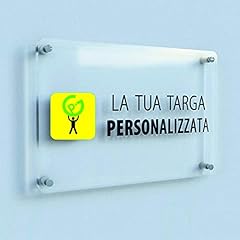 Targa plexiglass personalizzat usato  Spedito ovunque in Italia 