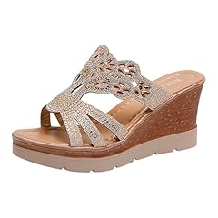 Wedge heeled sandals for sale  Delivered anywhere in UK