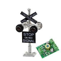Evemodel JTD1506RP 1 Set N Scale Railroad Train/Track Crossing Sign 3cm or 1.18inch 4 Heads LED Made + Circuit Board Flasher-Flashing Red Train Signal Lights Decoration and Party for sale  Delivered anywhere in Canada