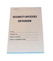 Security officers notebook for sale  Delivered anywhere in UK