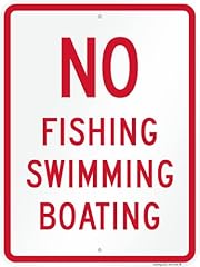 Smartsign fishing swimming for sale  Delivered anywhere in USA 