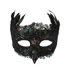 Costume mask feather for sale  Delivered anywhere in USA 