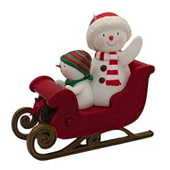 Hallmark snowmen sleigh for sale  Delivered anywhere in USA 