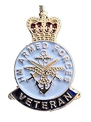 2022 British Armed Forces Day Veterans Badge Mini Size for sale  Delivered anywhere in UK