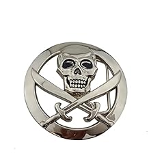 Silver round skull for sale  Delivered anywhere in USA 