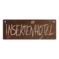 Insektenhotel metallschild hol gebraucht kaufen  Wird an jeden Ort in Deutschland