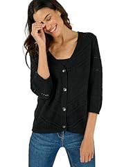 Damart cardigan black for sale  Delivered anywhere in UK