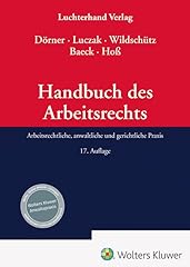 Handbuch arbeitsrechts arbeits gebraucht kaufen  Wird an jeden Ort in Deutschland