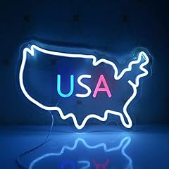 American map neon for sale  Delivered anywhere in USA 