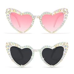 Vintage rhinestone heart for sale  Delivered anywhere in UK