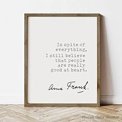 Anne frank quote for sale  Delivered anywhere in USA 