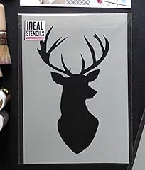 Stag head stencil for sale  Delivered anywhere in UK