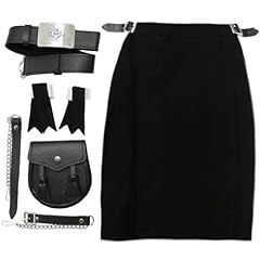 Tartanista plain black for sale  Delivered anywhere in UK