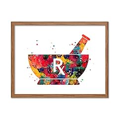Pharmacist mortar watercolor for sale  Delivered anywhere in USA 
