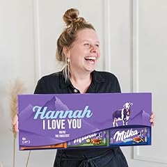 Personalised giant milka for sale  Delivered anywhere in UK